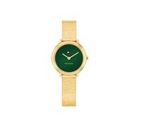 Quarzuhr TOMMY HILFIGER "DEMI", gold (goldfarben, grün), Armbanduhren, Damen, Quarzuhr, Armbanduhr, Damenuhr, Edelstahlarmband, analog (23781259-0) goldfarben, grün