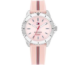 Quarzuhr TOMMY HILFIGER "GIRLS", rosa, Armbanduhren, Kinder, Quarzuhr, Armbanduhr, Silikonband, Kinderuhr, Mädchen, ideal auch als Geschenk (21122455-0) rosa
