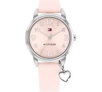 Quarzuhr TOMMY HILFIGER "KIDS" Armbanduhren rosa Kinder Kinderuhren Kinderuhr, Armbanduhr, Lernuhr, Mädchen, Schulanfang, Geschenkidee (53582558-0)