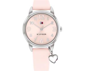 Quarzuhr TOMMY HILFIGER "GIRLS", rosa, Armbanduhren, Kinder, Quarzuhr, Kinderuhr, Armbanduhr, Mädchen, Geschenkidee, Geburtstag, Schulanfang (53582558-0) rosa