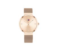 Quarzuhr TOMMY HILFIGER "LIBERTY", rosa (goldfarben), Armbanduhren, Damen, Quarzuhr, Armbanduhr, Damenuhr, Edelstahlarmband, analog (90418645-0) goldfarben
