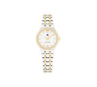 Quarzuhr TOMMY HILFIGER "MACKENZIE", gold (silberfarben, goldfarben), Armbanduhren, Damen, Quarzuhr, Armbanduhr, Damenuhr, Edelstahlarmband, analog (70946543-0) silberfarben, goldfarben