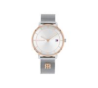 Quarzuhr TOMMY HILFIGER "TEA", rosa (silberfarben, roségoldfarben), Armbanduhren, Damen, Quarzuhr, Armbanduhr, Damenuhr, Edelstahlarmband (92834026-0) silberfarben, roségoldfarben