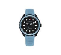 Quarzuhr TOMMY HILFIGER "TH-REGATTA", blau (hellblau, schwarz), Armbanduhren, Herren, Quarzuhr, Armbanduhr, Damenuhr, Herrenuhr, Silikonarmband, analog (23735435-0) hellblau, schwarz
