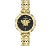 Quarzuhr VERSACE "MEDUSA HERITAGE", gold (goldfarben, schwarz), Armbanduhren, Damen, Quarzuhr, Armbanduhr, Damenuhr, Swiss Made, Saphirglas, Edelstahlarmband, analog (92862069-0)