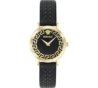 Quarzuhr VERSACE "VERSACE DAEDALUS", schwarz, Armbanduhren, Damen, Quarzuhr, Armbanduhr, Damenuhr, Swiss Made, Lederarmband, analog, Saphirglas (47484353-0)