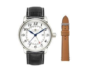 Quarzuhr ZEPPELIN "LZ 127 Graf Zeppelin", schwarz, Armbanduhren, Herren, Quarzuhr, Armbanduhr, Herrenuhr, Made in Germany, Ideal auch als Geschenk (81322847-0) schwarz