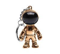 Quaste Schlüsselanhänger Astronaut Charms Schlüsselanhänger Geldbörse High Space Kawaii Tasche Schlüsselanhänger Modell Anime PVC Schlüsselanhänger Mit Karabinerhaken Und Band (Gold, One Size)