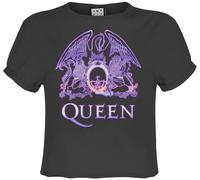 Queen Amplified Collection - Neon Sign T-Shirt charcoal in XL