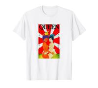 Queen Crazy Tour Union Jack Weiß T-Shirt