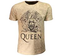 Queen Crest Dip Dye T-Shirt - Offizielles Merchandise S Schwarz