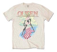 Queen Freddie Mercury Mistress Sand offiziell Männer T-Shirt Herren (Medium)