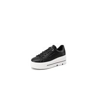 QUEEN HELENA Casual Sneakers Turnschuhe Platform Leichte Damen X33-10, X33 10 Schwarz, 37 EU