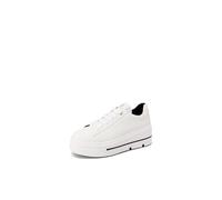 QUEEN HELENA Casual Sneakers Turnschuhe Platform Leichte Damen X33-10, X33 10 Weiß, 37 EU
