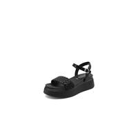 QUEEN HELENA Platform-Sandalen mit Riemen für Damen X34-97, X34 98 Schwarz, 38 EU