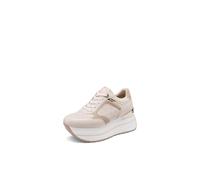 QUEEN HELENA Platform Sneakers für Damen X34-47, beige, 39 EU