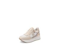 QUEEN HELENA Sneakers mit Keilabsatz für Damen X34-24, beige, 38 EU