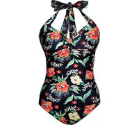 Queen Kerosin Badeanzug QKU211001 Black-4XL