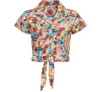 Queen Kerosin Beaches Damen Bluse, Größe M