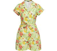 Queen Kerosin Blusen Jumpsuit QKU28002 Mint-XXL