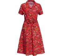 Queen Kerosin Damen Aop Swing Dress QKU36004 Red-XL