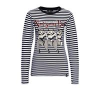 Queen Kerosin Basic Langarmshirt QKI22004 Schwarz-XS