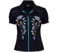 Queen Kerosin Damen Bluse, Größe S