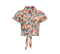 Queen Kerosin Beaches Damen Bluse, Größe XL