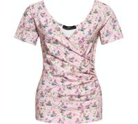 Queen Kerosin Damen Blusentop Pink-XXL