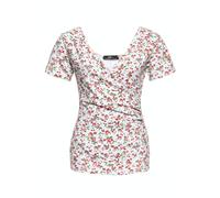 Queen Kerosin Damen Blusentop weiß M