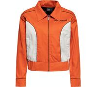 Queen Kerosin Damen California Gabadine Jacke Orange-4XL