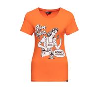 Queen Kerosin Damen Classic T-Shirt Gin Tonic orange S