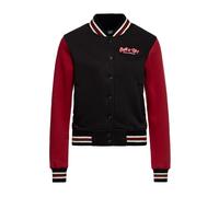 Queen Kerosin Damen College Jacke Built it up! schwarz S