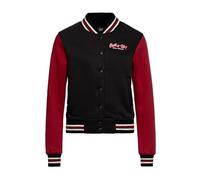 Queen Kerosin Damen College Jacke Built it up! schwarz S