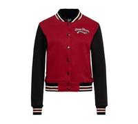 Queen Kerosin Damen College Jacke Sweatjacke Baseball Jacke Regular Fit We Can Do It Woman Rockabella 50S Rockabilly Vintage Rock'n' Roll Retro STYL We Can Do It