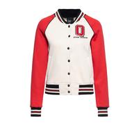 Queen Kerosin Damen College Sweatjacke Q rot XL
