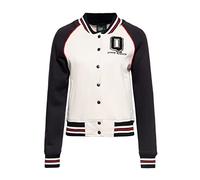 Queen Kerosin Damen College Sweatjacke Varsity Jacke Vintage Style Sweat Jacke Baseball Jacke Rockabella Q