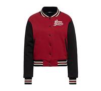 Queen Kerosin Bakersfield Highschool College Jacket Übergangsjacke schwarz rot in L