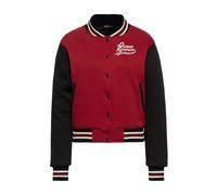 Queen Kerosin Bakersfield Highschool College Jacket Übergangsjacke schwarz rot in S