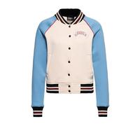 Queen Kerosin Damen Collegejacke Sweatjacke College Style High School Los Angeles Vintage Rockabilly 50S Damen Stickerei Liberty California Queen of Liberty