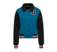 Queen Kerosin Damen Collegejacke · Varsity Jacket · Winterjacke · Übergangsjacke · Bikerjacke · 50s · Pinup · Vintage · Retro · Gefüttert · Kragen · Stickerei · Rockabilly Kitten