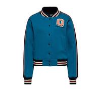 Queen Kerosin Damen Collegejacke · Wärmende Jacke · Bikerjacke · Vintage · Varsity Jacket · Chenille-patch · Retro · Sweat · Streifen · Stickerei · Pinup · Comic-art · Hottie On The Run