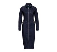 Queen Kerosin Damen Pencil Kleid Bleistiftkleid Denim Kleid Workwear 1950S Jeanskleid Pin-Up Rockabella