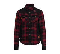 Queen Kerosin Damen Outdoor Funktionshemd Flanell Funktionsjacke Softshell Innenfutter Q.k. Adventure Gear Wild Ones Roses