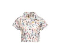 Queen Kerosin Damen Hawaii Bluse Cropped Bluse Hemdbluse Hawaiishirt Paris France Frankreich Retro Vintage Crop Top 50s Rockabella Paris