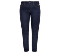 QueenKerosin High-waist-Jeans Betty, im 5-Pocket-Design 27, Länge 34 blau Damen Röhrenjeans Jeans 27, Länge 34 dunkelblau