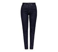 Queen Kerosin Damen Jeanshose High Waist Slim Fit Western-Style 50S Rockabilly Vintage Pants Denim