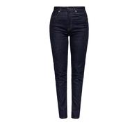 Queen Kerosin Damen Jeanshose mit Kontrast Stickerei dunkelblau 27W/32L