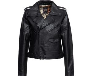Queen Kerosin Damen Marlon Jacke Mit Leo Linning QKU49001 Black-S