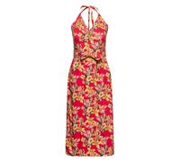 Queen Kerosin Damen Neckholder Pencil Kleid Hawaii Red rot 3XL